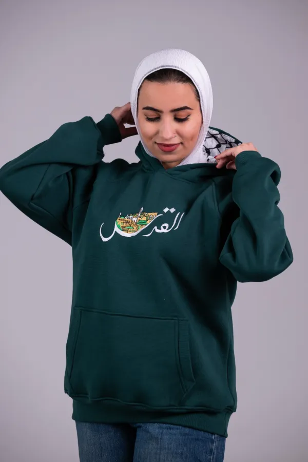 هودي القدس بالكوفية — بنات — أسود